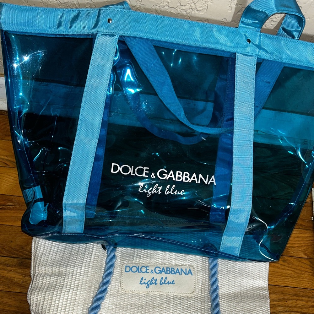 Dolce&Gabanna Light Blue Summer Beach Bags